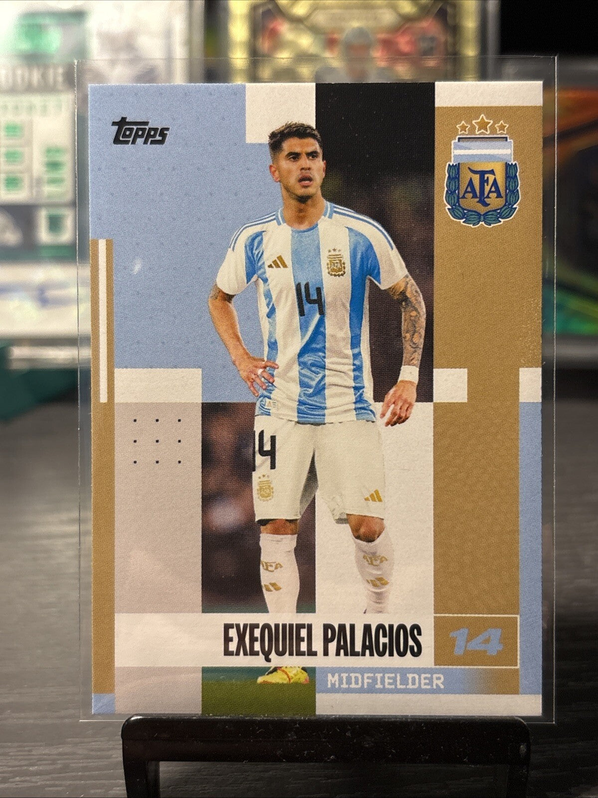 Exequiel Palacios Argentina Base 2024-25 Topps Team Set #15