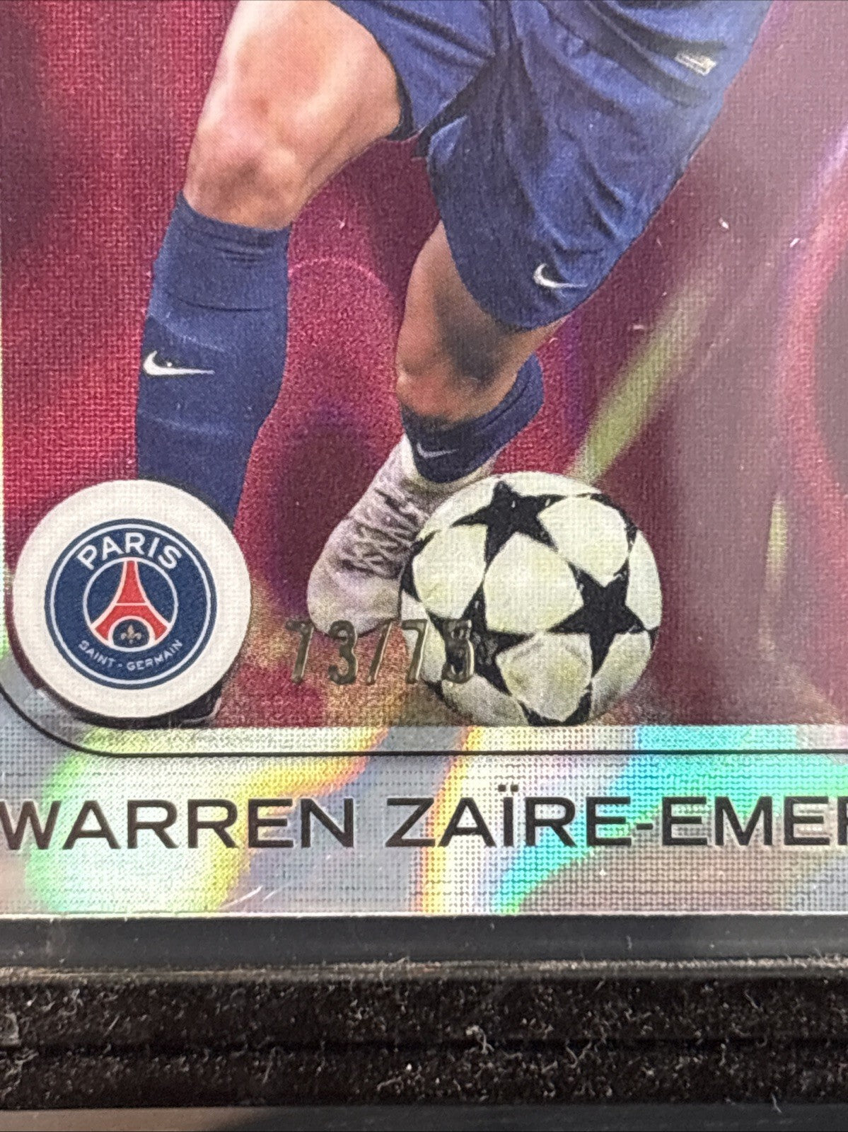 Topps UCC Chrome 2024/25 Warren Zaire-Emery /75