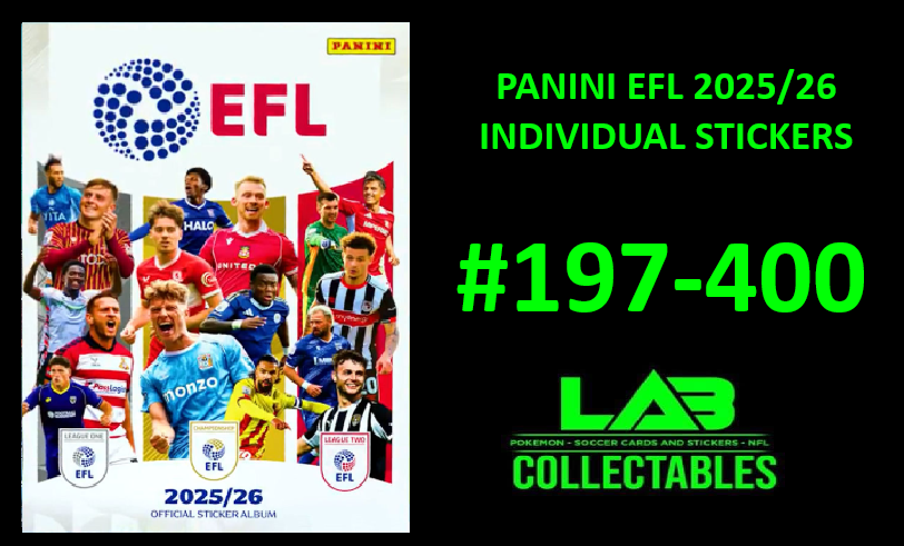 Panini EFL Sticker Collection 2025/26 Individual Stickers #197-400