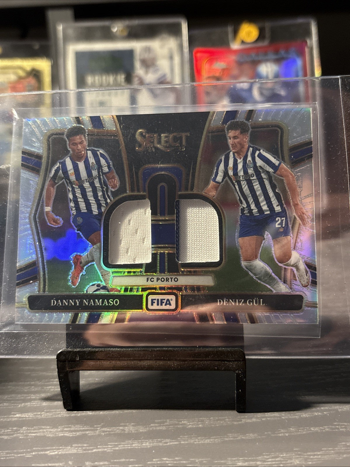 Danny Namaso/Deniz Gul 2024-25 Panini Select Fifa Dual Patch Silver #DS-FCP