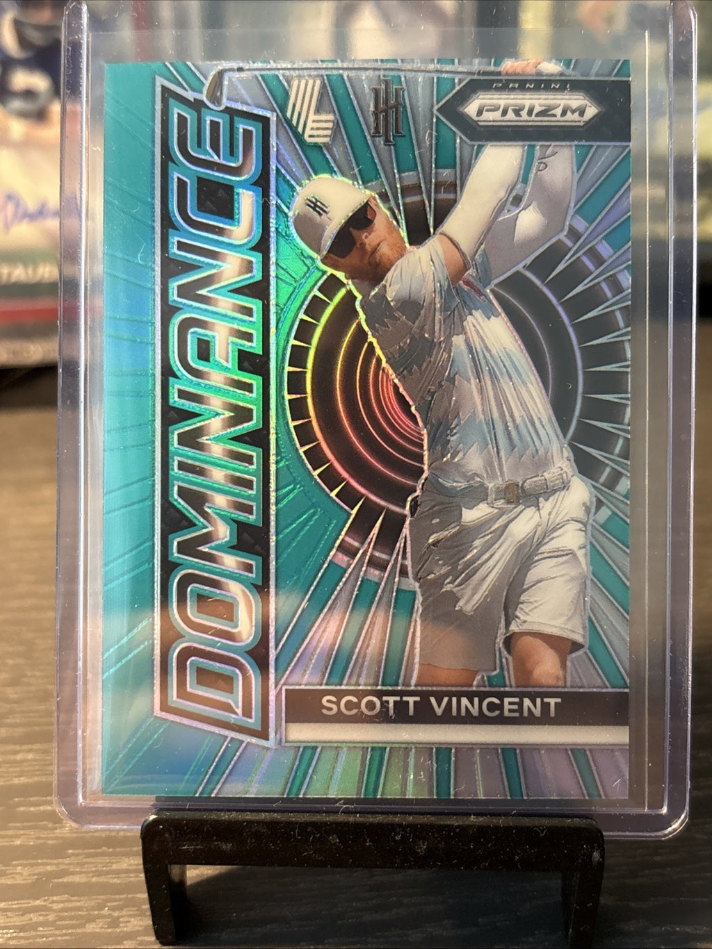 Scott Vincent- 2024 Panini Prizm LIV Golf Dominance Prizm SP /199 Teal
