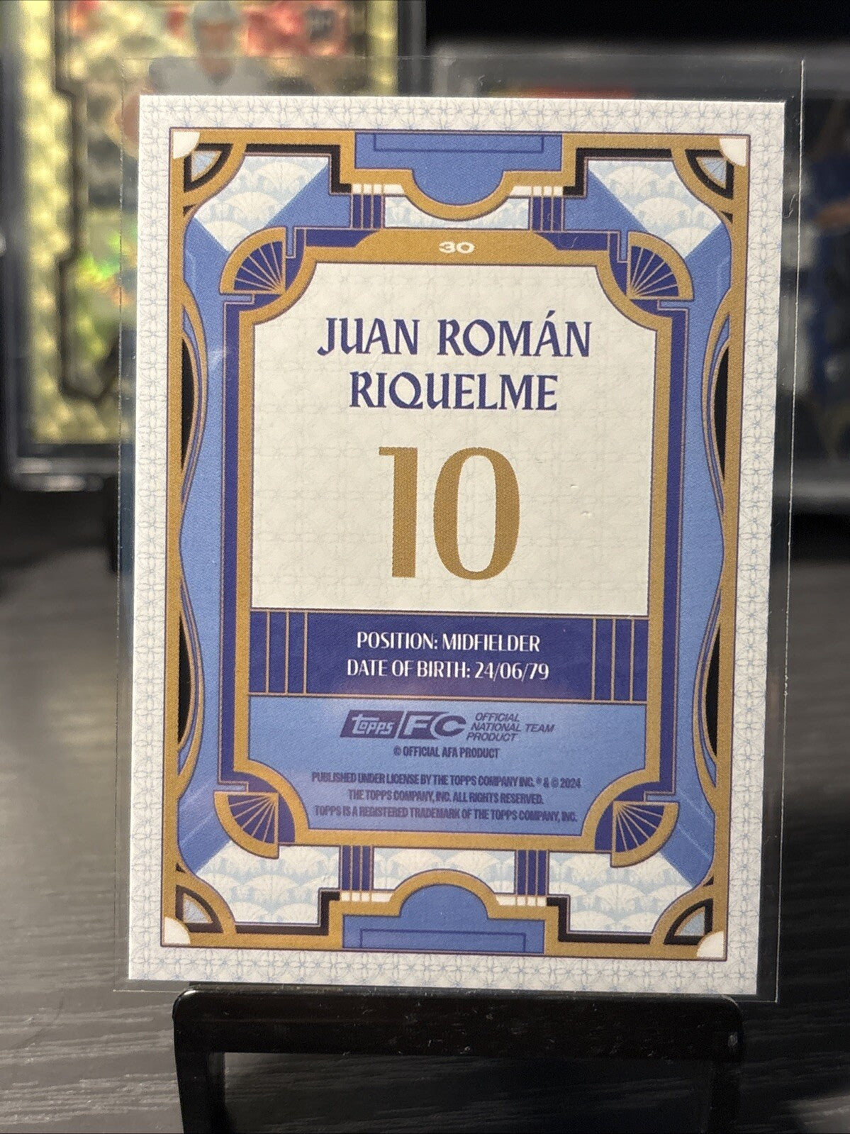 Juan Roman Riquelme Argentina Argentine Tango 2024-25 Topps Team Set #30