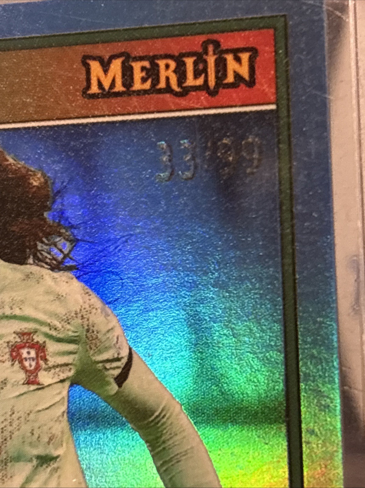 2025 Topps Merlin UEFA Women’s Euro Andreia Jacinto Blue /99 Parallel