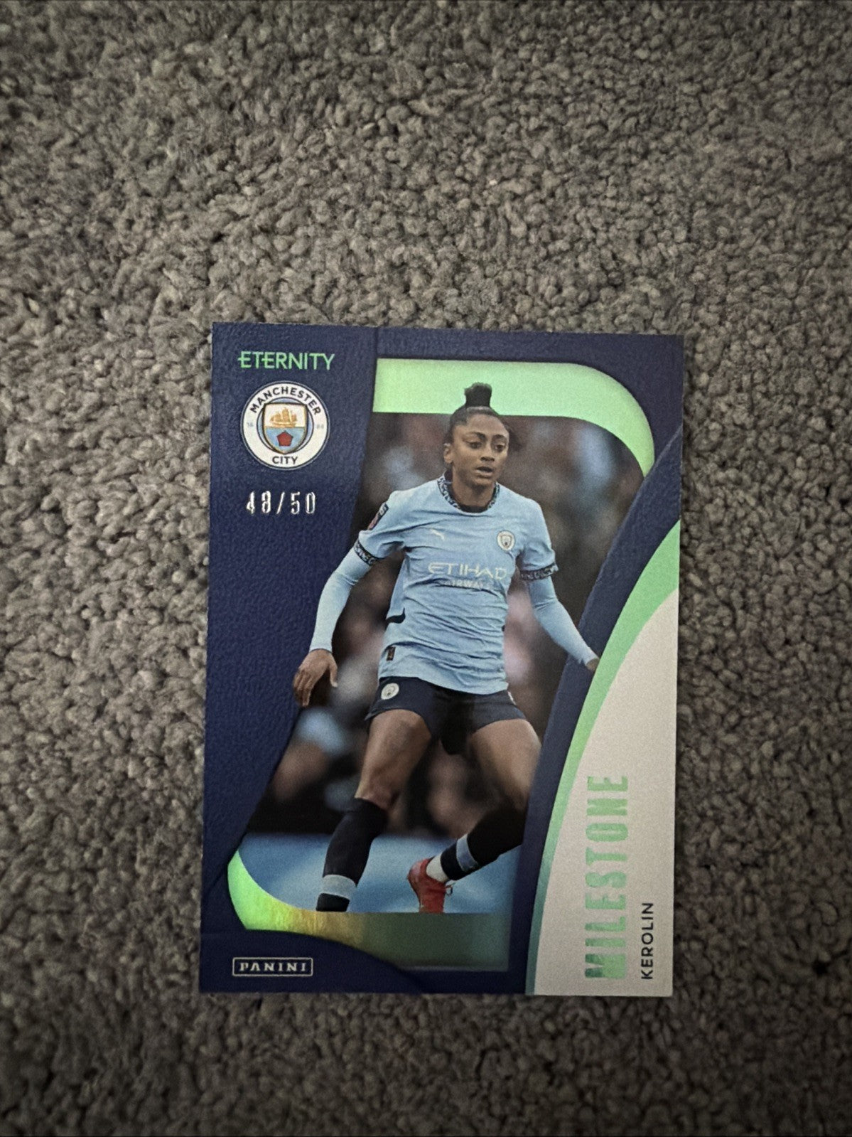 2025-26 Panini Eternity Kerolin Milestone /50 Manchester City Brazil