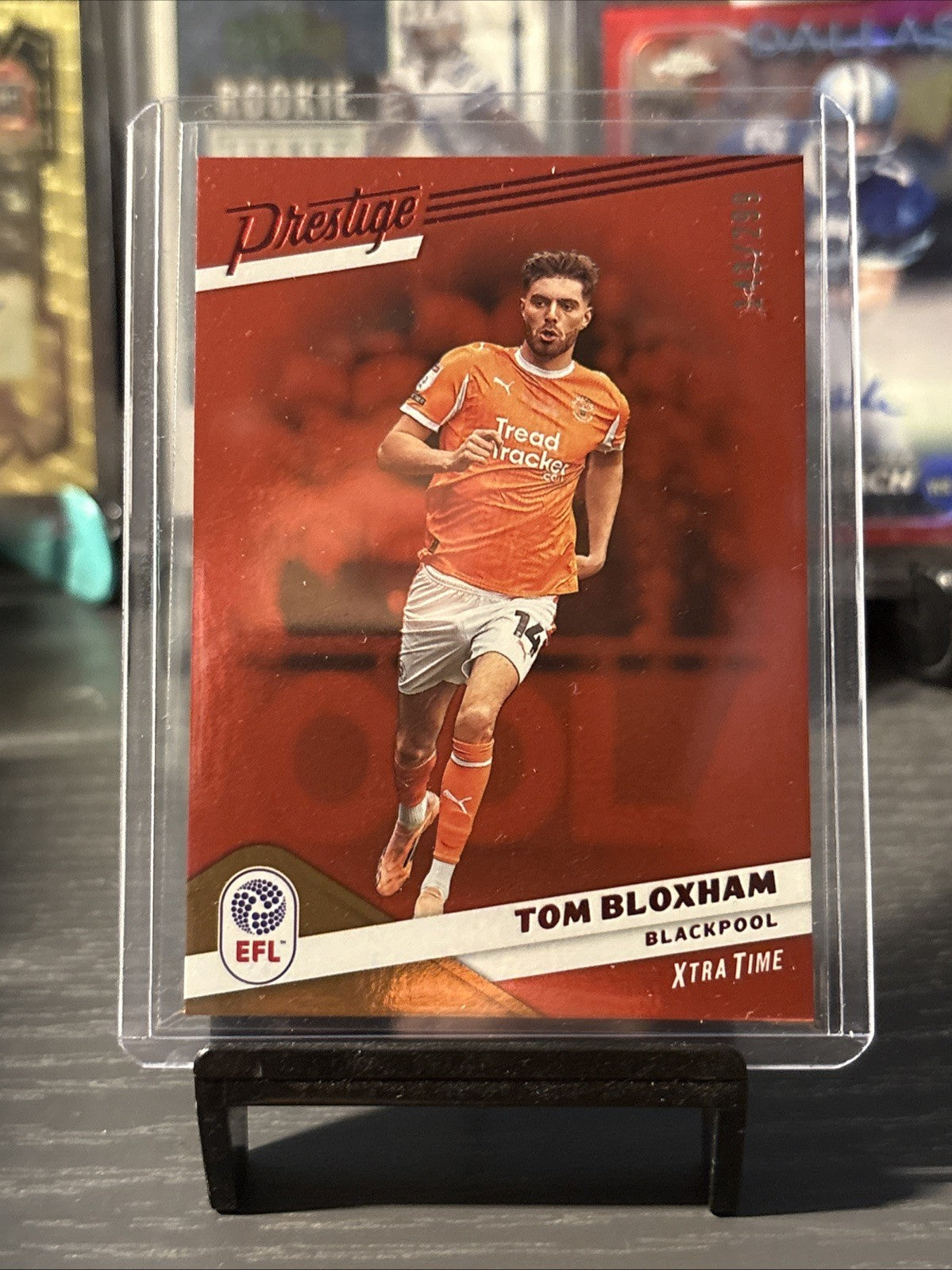Tom Bloxham Blackpool /299 EFL Panini Prestige Extra Time