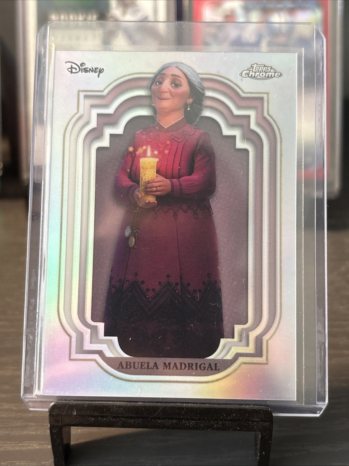 Topps Chrome Disney 2024 #186 Abuela Madrigal Encanto Refractor Card
