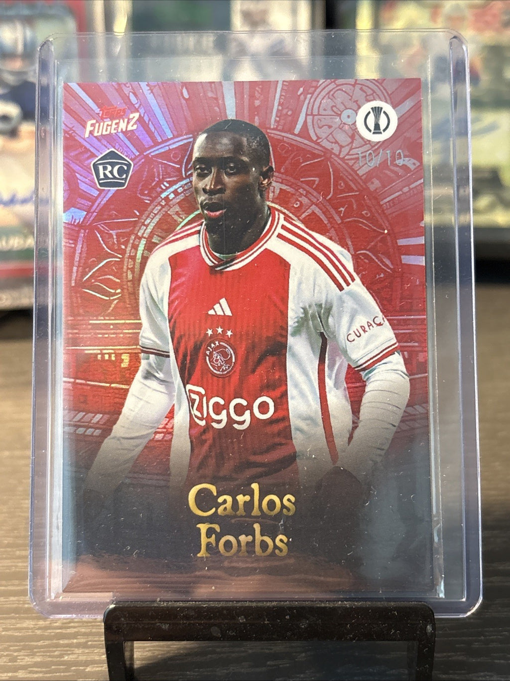23-24 Topps Fugenz Carlos forbs #10/10 - Ajax - Wolves - Portugal
