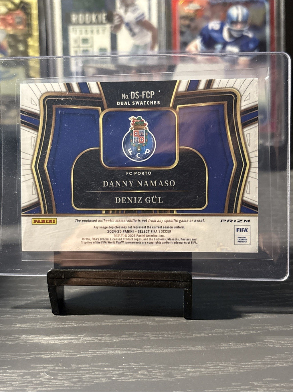 Danny Namaso/Deniz Gul 2024-25 Panini Select Fifa Dual Patch Silver #DS-FCP