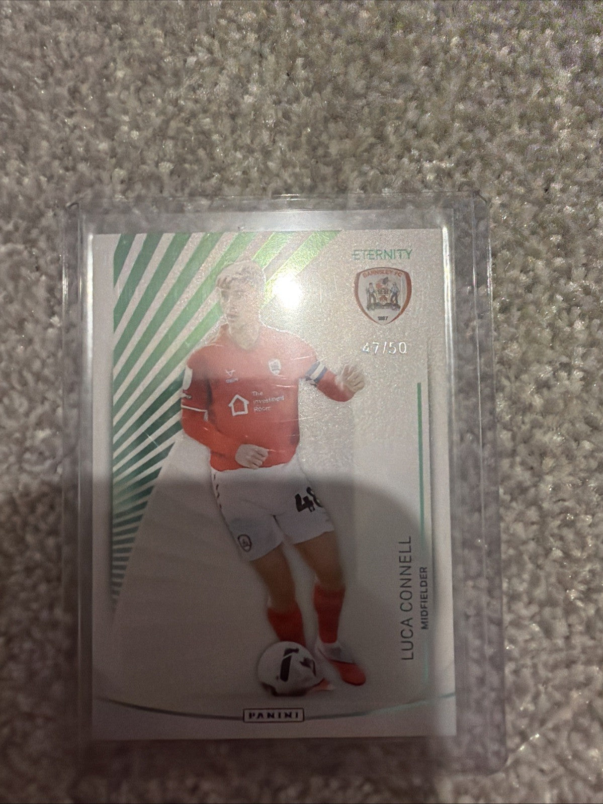 Panini EFL Eternity 2025/26 - Luca Connell /50 Green Parallel - Barnsley FC