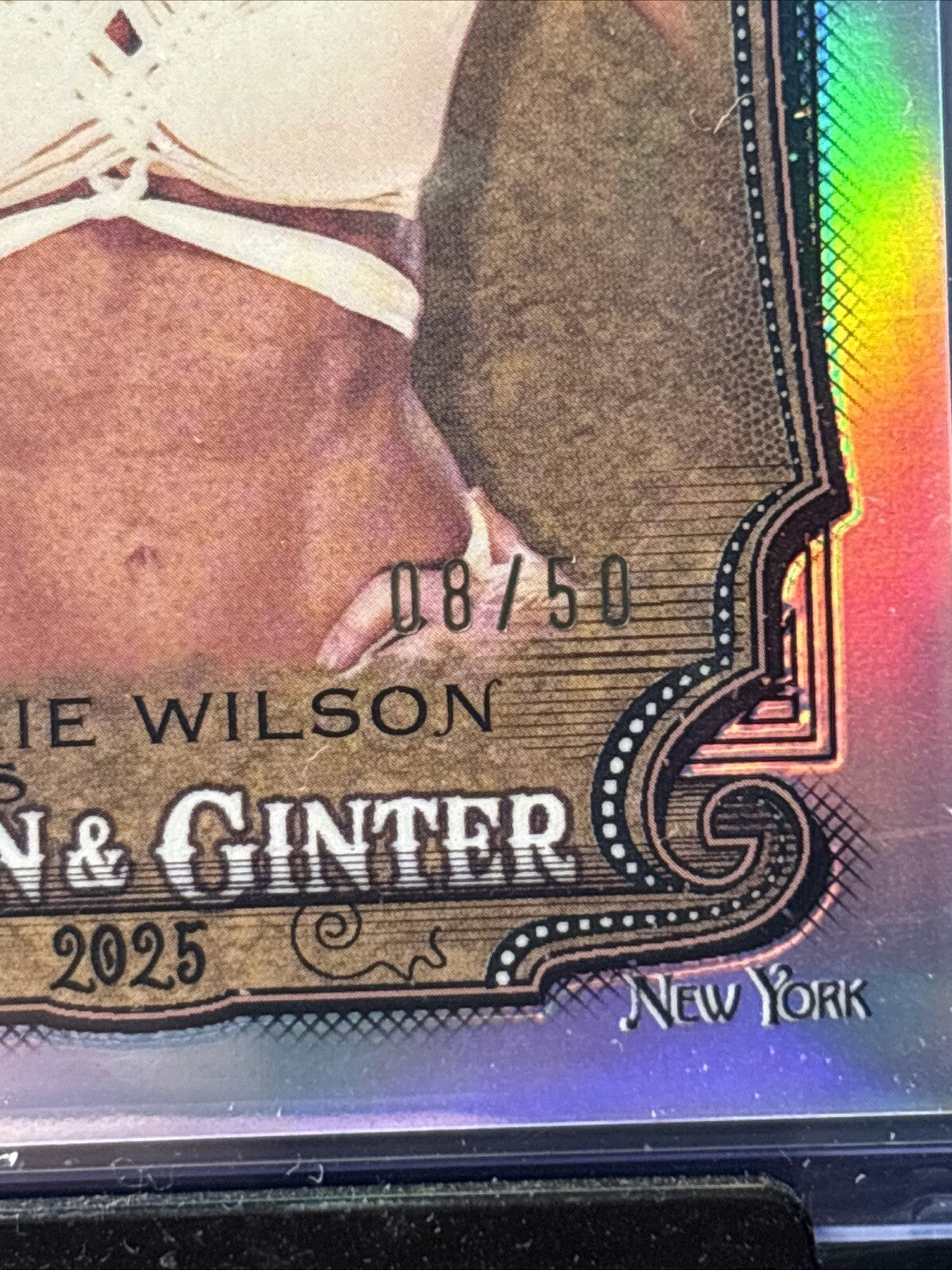 2025 Topps Chrome WWE Torrie Wilson Gold Refractor /50 Allen & Ginter Insert