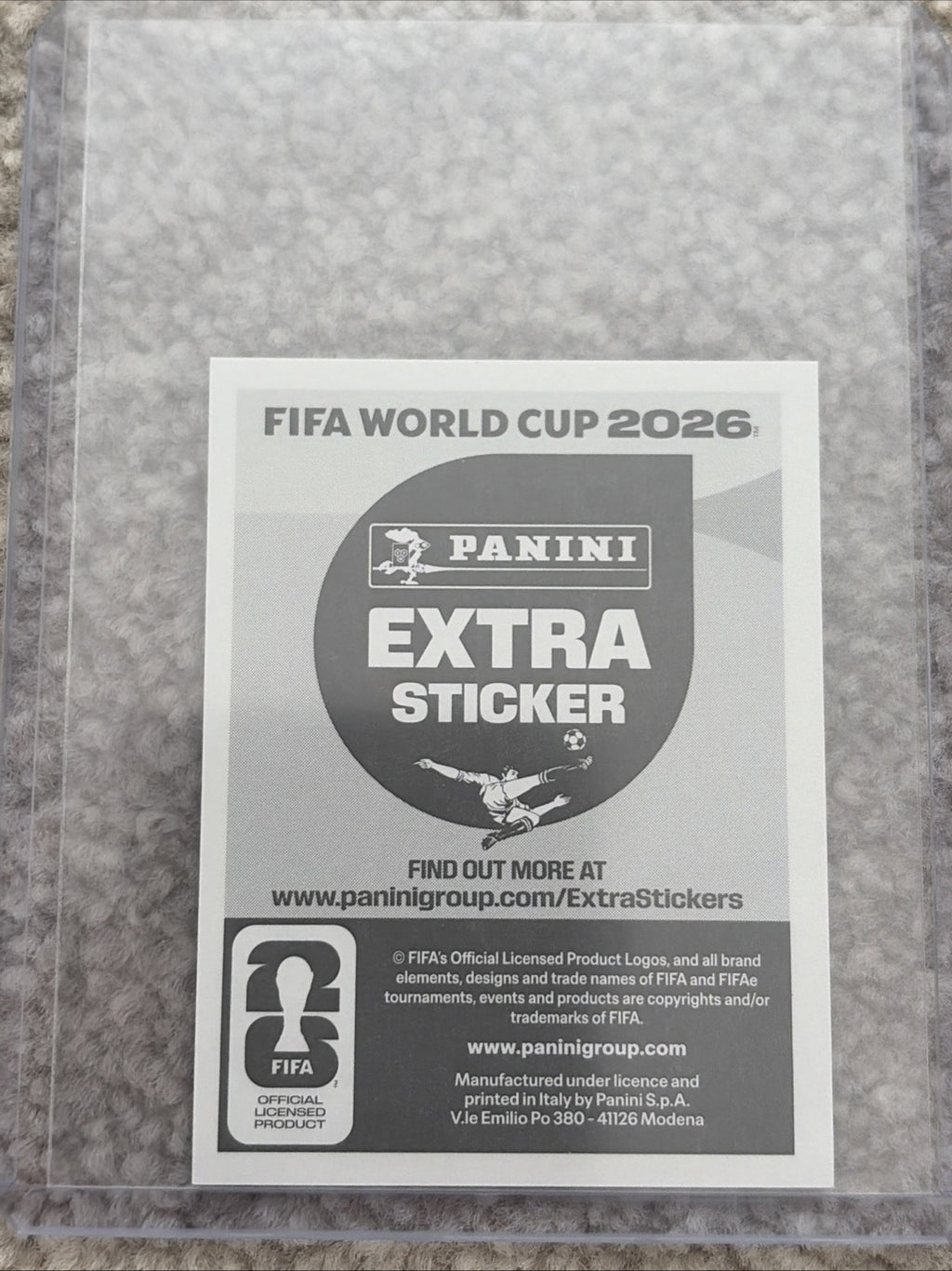 Panini FIFA World Cup 2026 Sticker Collection ACHRAF HAKIMI Extra Sticker Silver