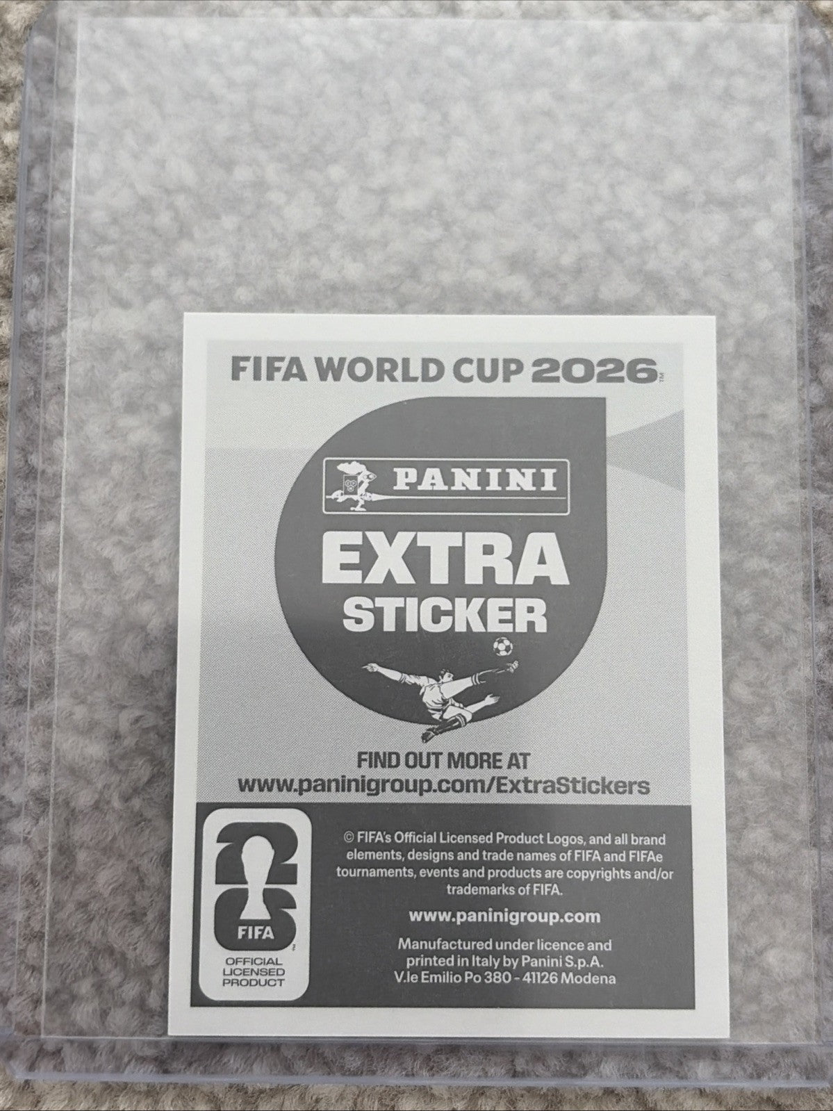 Panini FIFA World Cup 2026 Sticker Collection ACHRAF HAKIMI Extra Sticker Silver