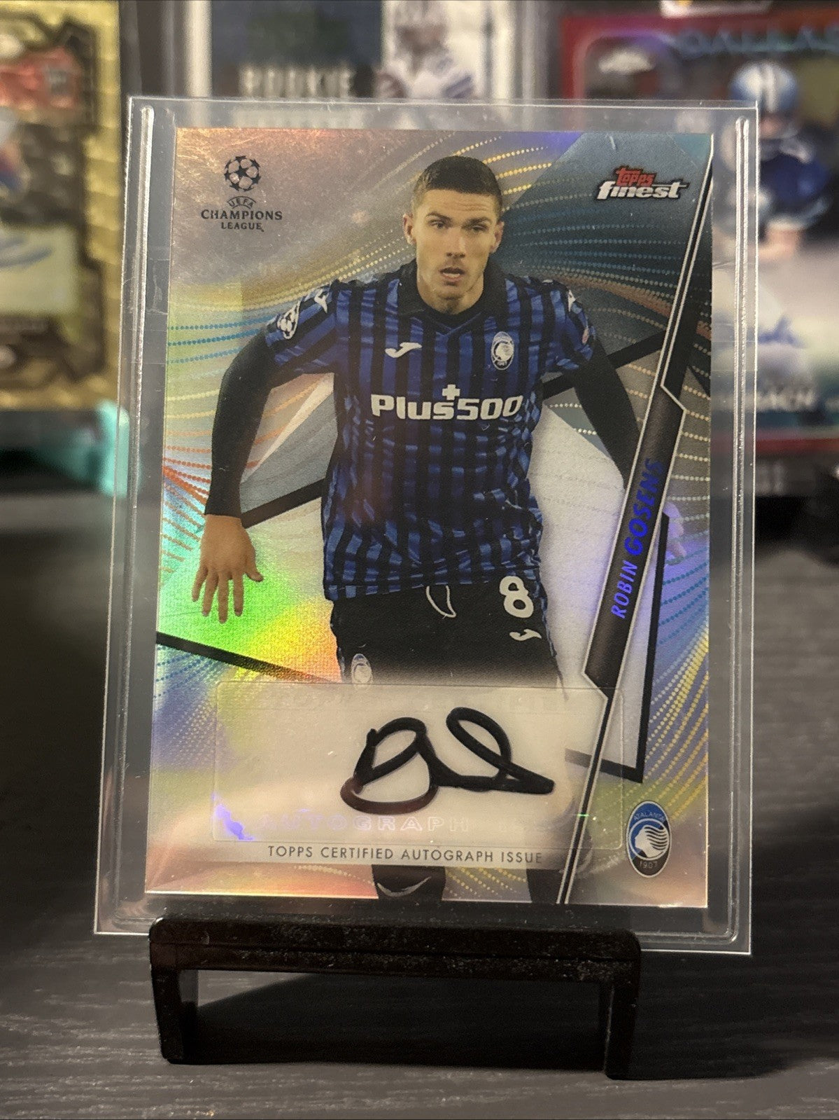 Topps Finest - UEFA Champions League 20/21 - Robin Gosens (Atalanta) Auto