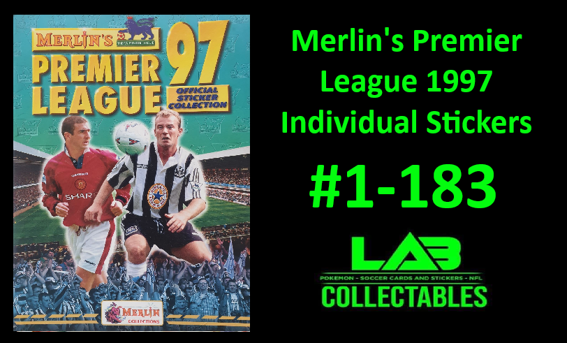Merlin's Premier League 1997 Individual Stickers #1-183