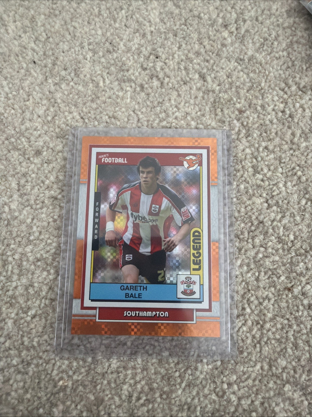 Panini EFL 2025/26 Gareth Bale Southampton  Legend Velocity Orange /75