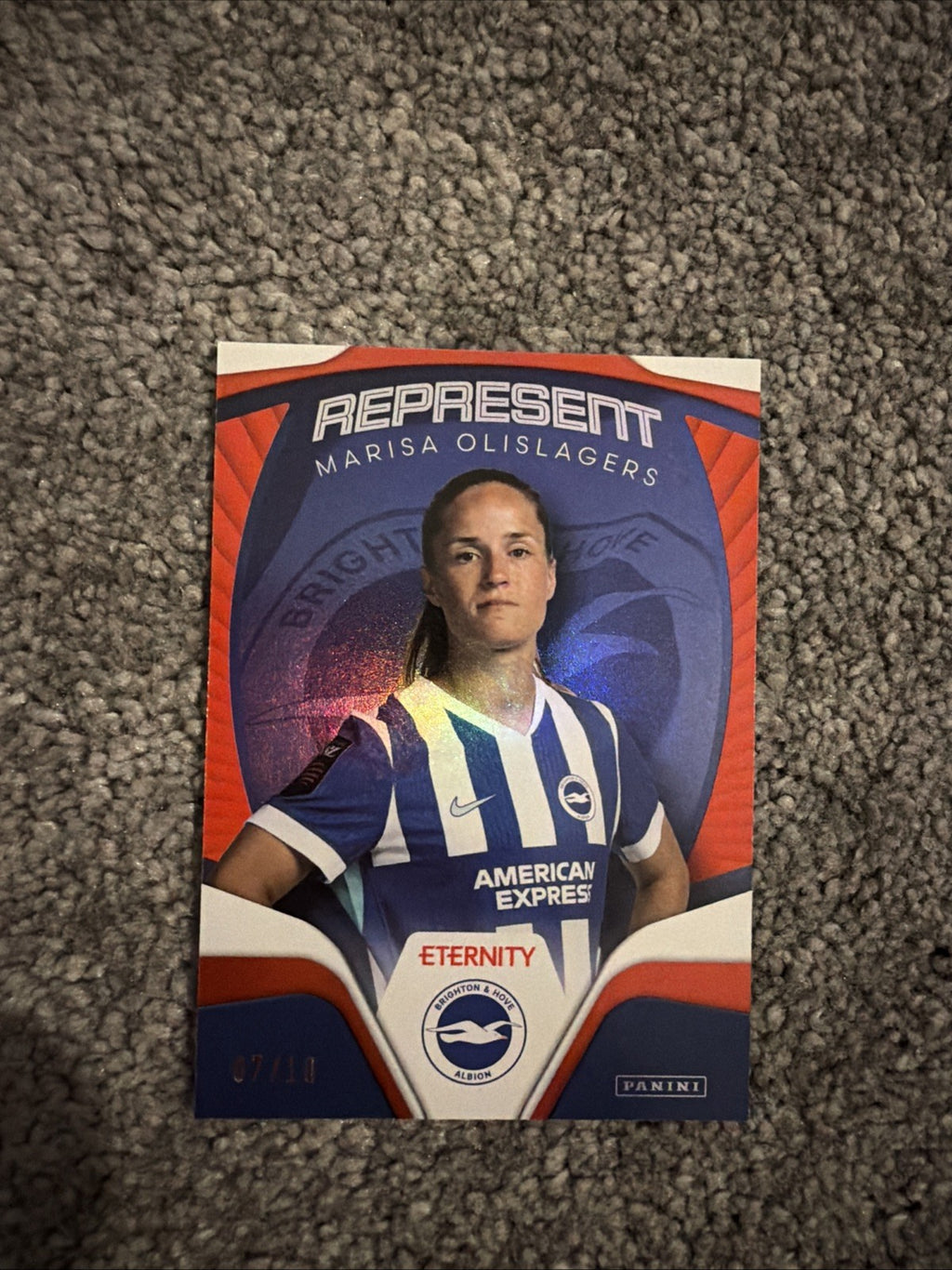 PANINI  WSL ETERNITY 2026 MARISA OLISLAGERS BRIGHTON PARALLEL 7/10