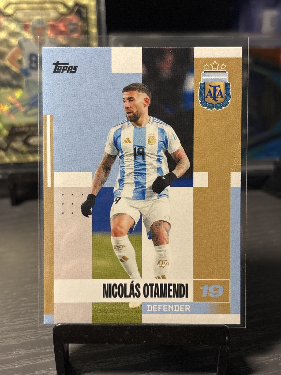 Nicolas Otamendi Argentina Base 2024-25 Topps Team Set #5