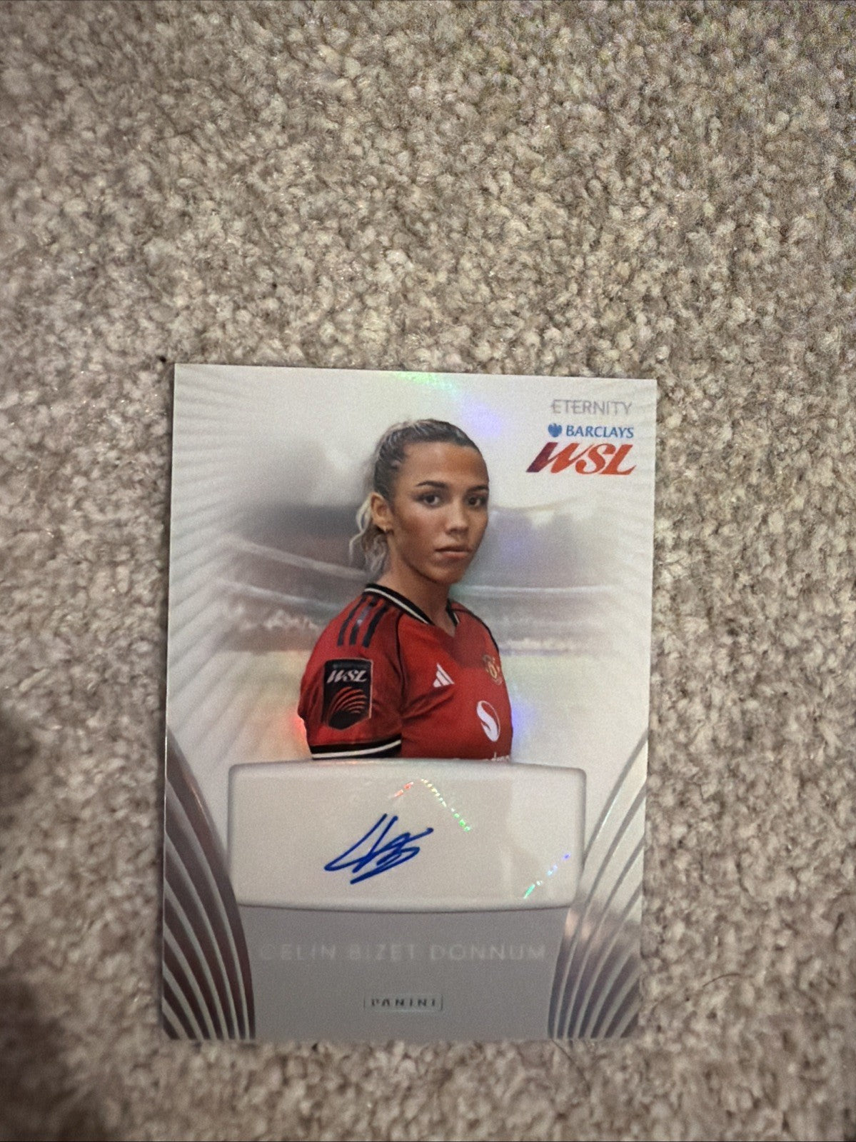 2025-26 Panini Eternity WSL - Celin Bizet Auto #AUT-37 - Manchester United