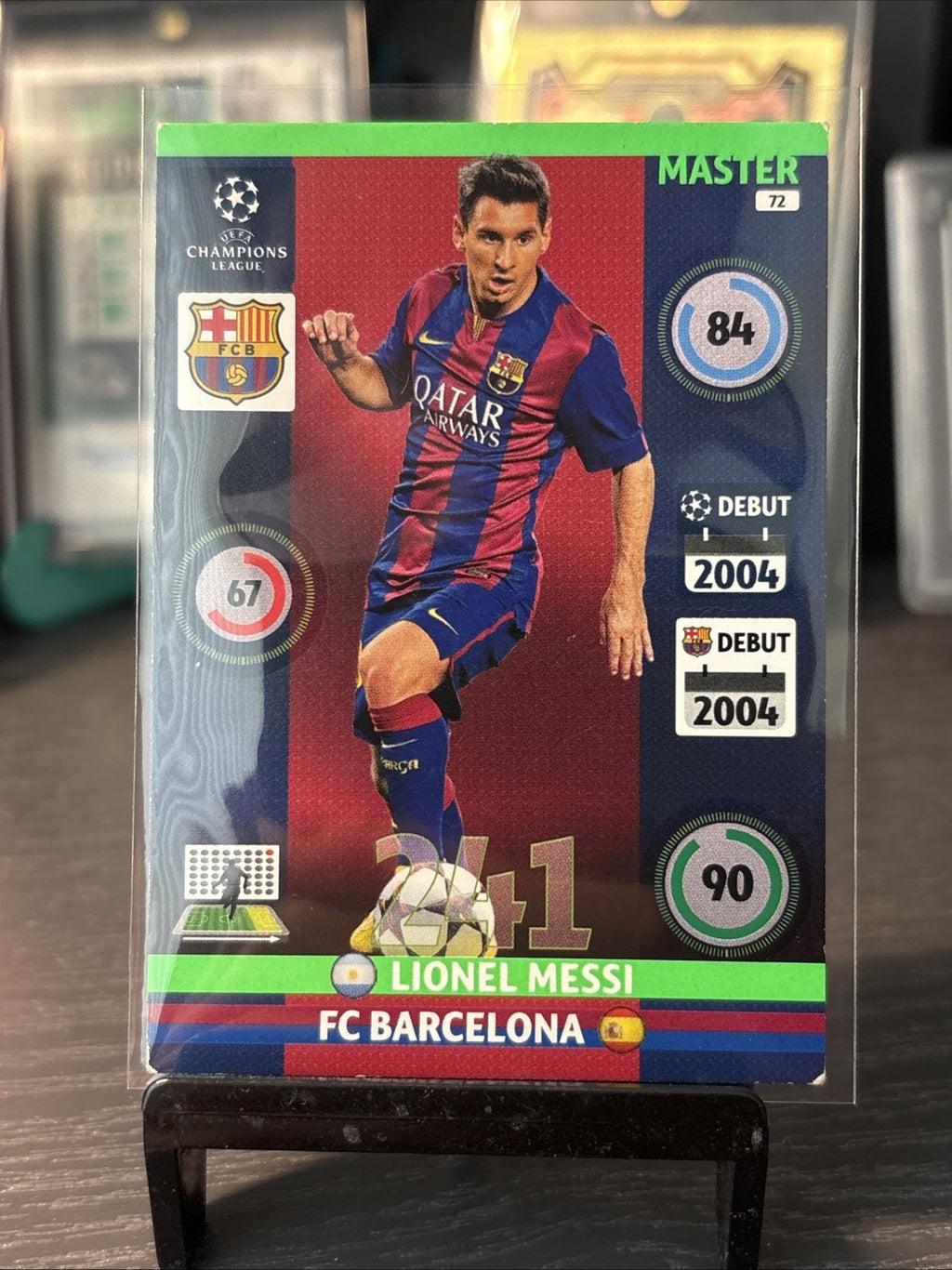 LIONEL MESSI ADRENALYN XL CHAMPIONS LEAGUE 2014/15 **MASTER #72