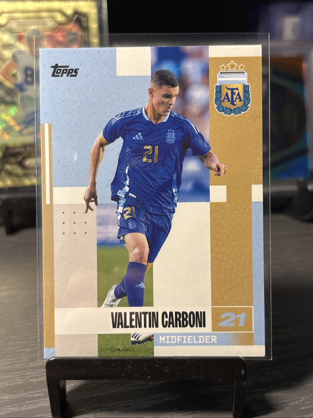 Valentin Carboni Argentina Base 2024-25 Topps Team Set #12