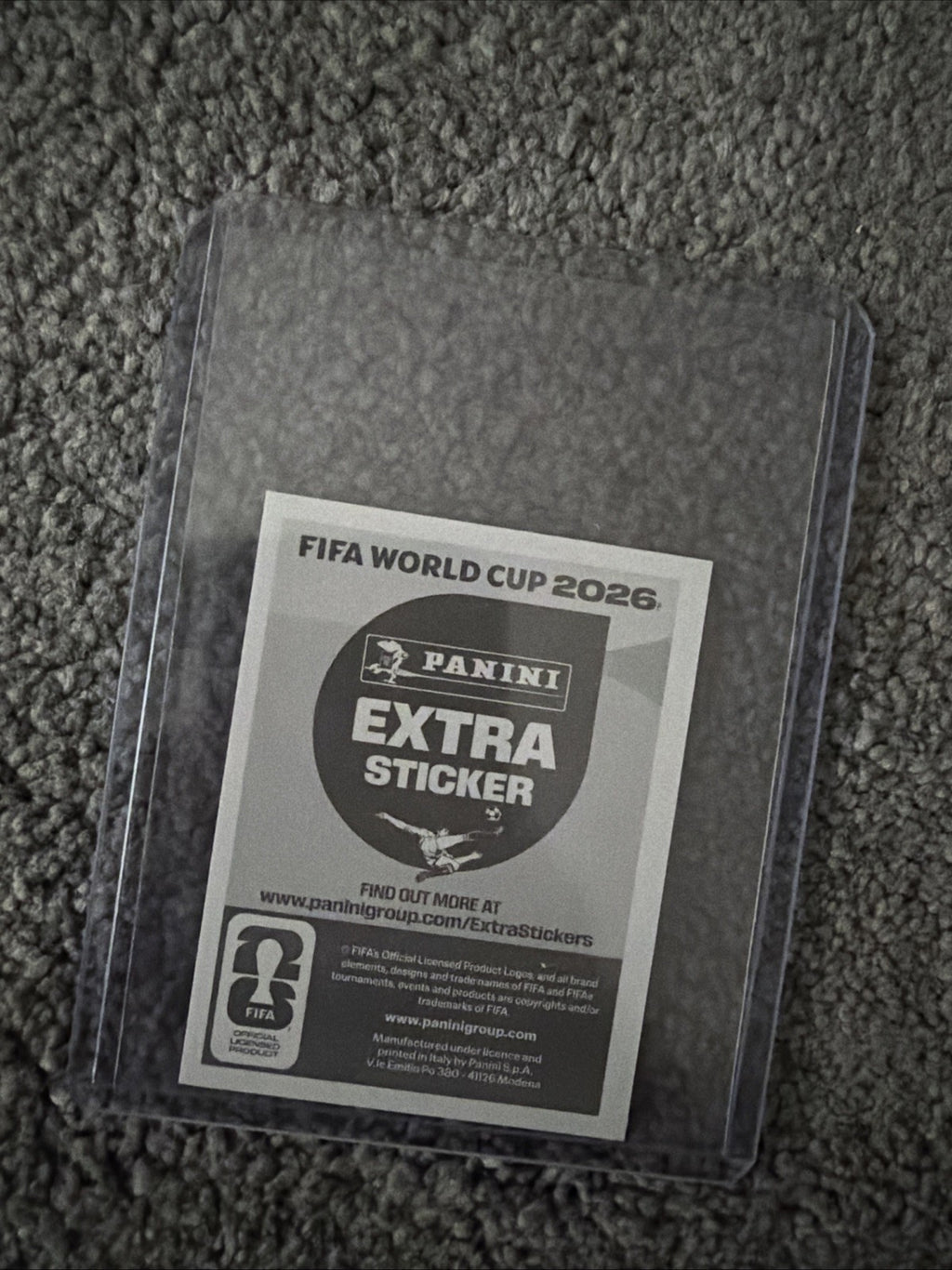 Panini 2026 FIFA World Cup Florian Wirtz Germany GOLD EXTRA STICKER