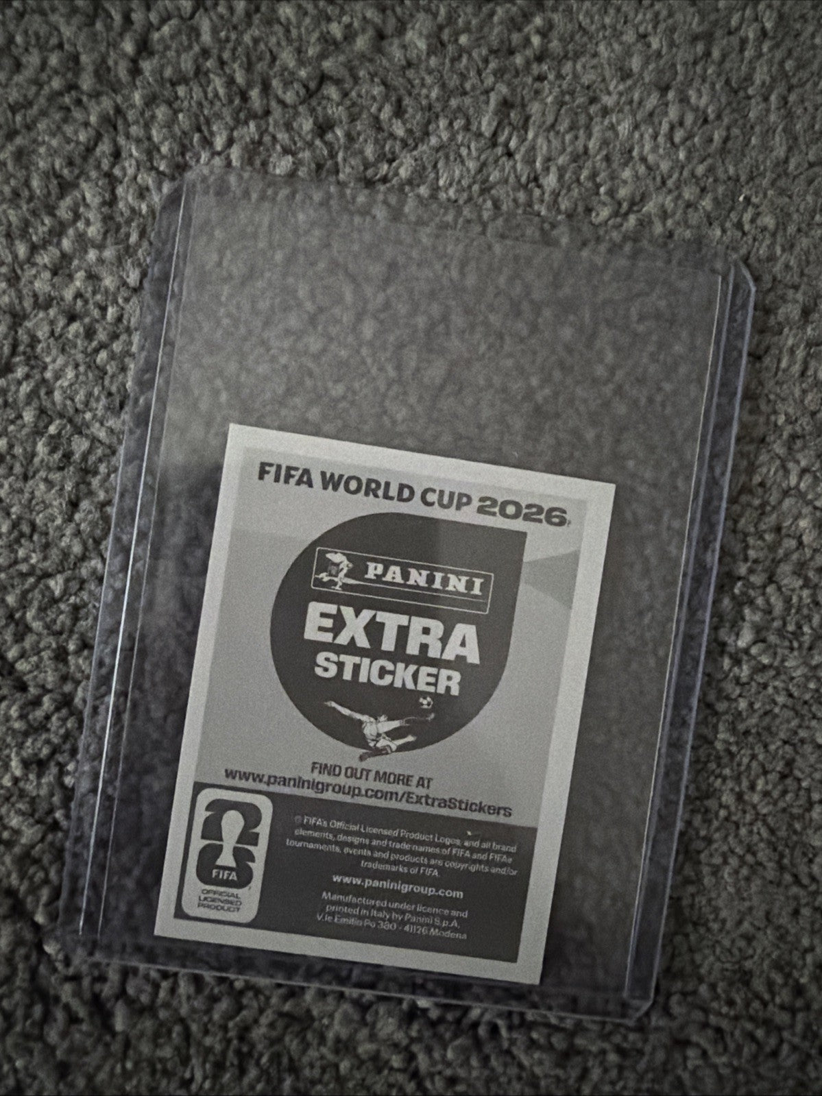 Panini 2026 FIFA World Cup Florian Wirtz Germany GOLD EXTRA STICKER