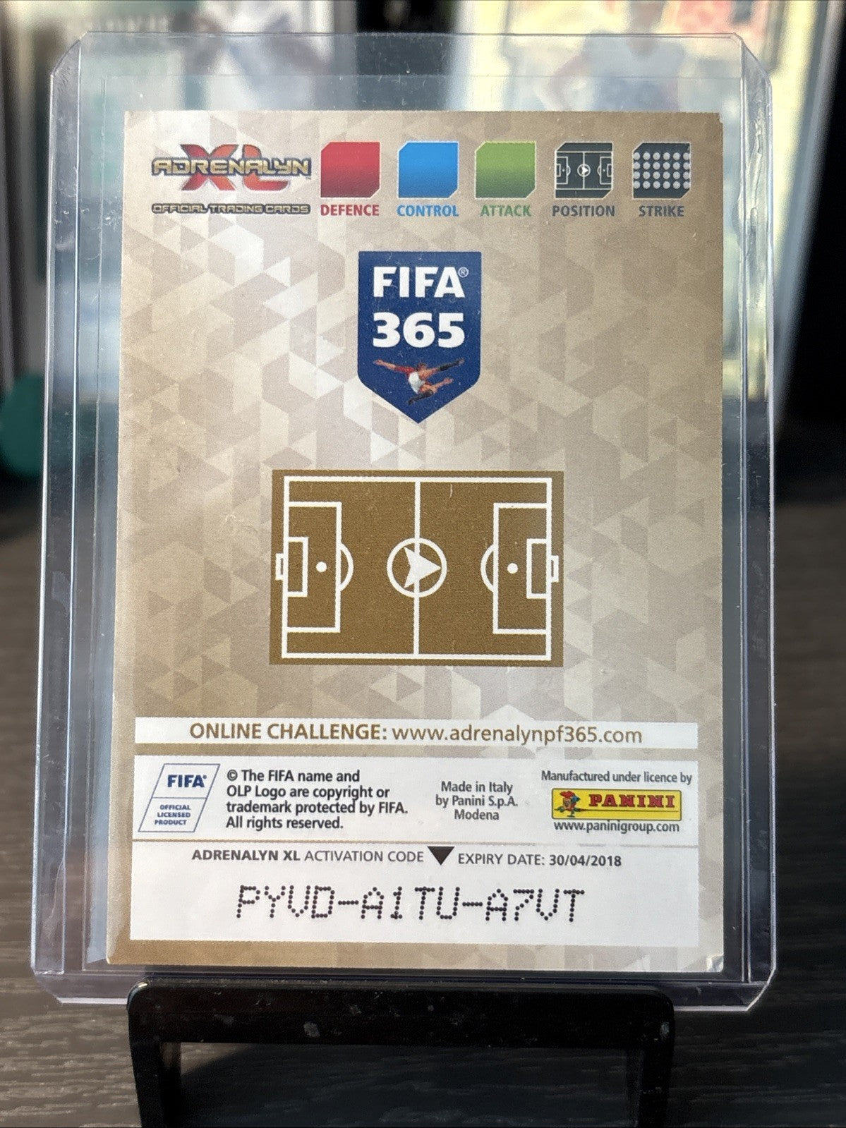 FIFA 365 2018 -Adrenalyn Panini- CARD MILESTONE 104 MESSI-INIESTA BARCELONA