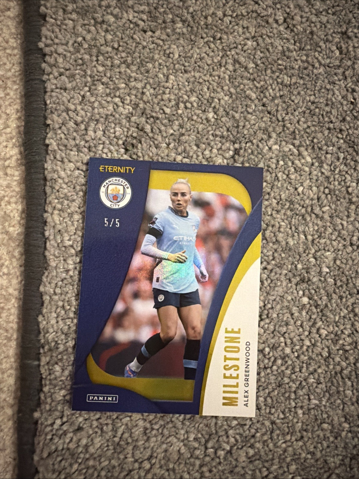 Panini Barclays WSL Eternity Alex Greenwood Manchester City Milestone 5/5