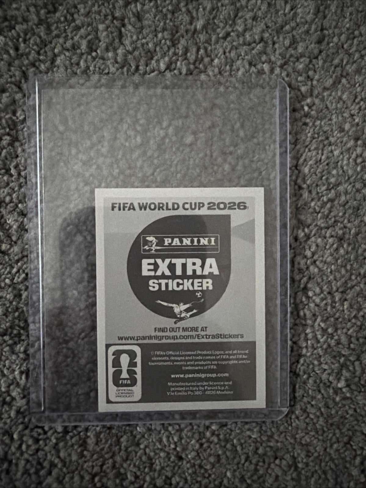 Panini World Cup 2026 Extra Sticker GOLD - Frederico Valverde