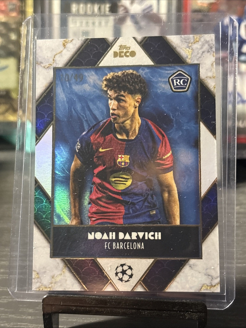 2024/25 Topps Deco UEFA Noah Darvich RC Rookie /49