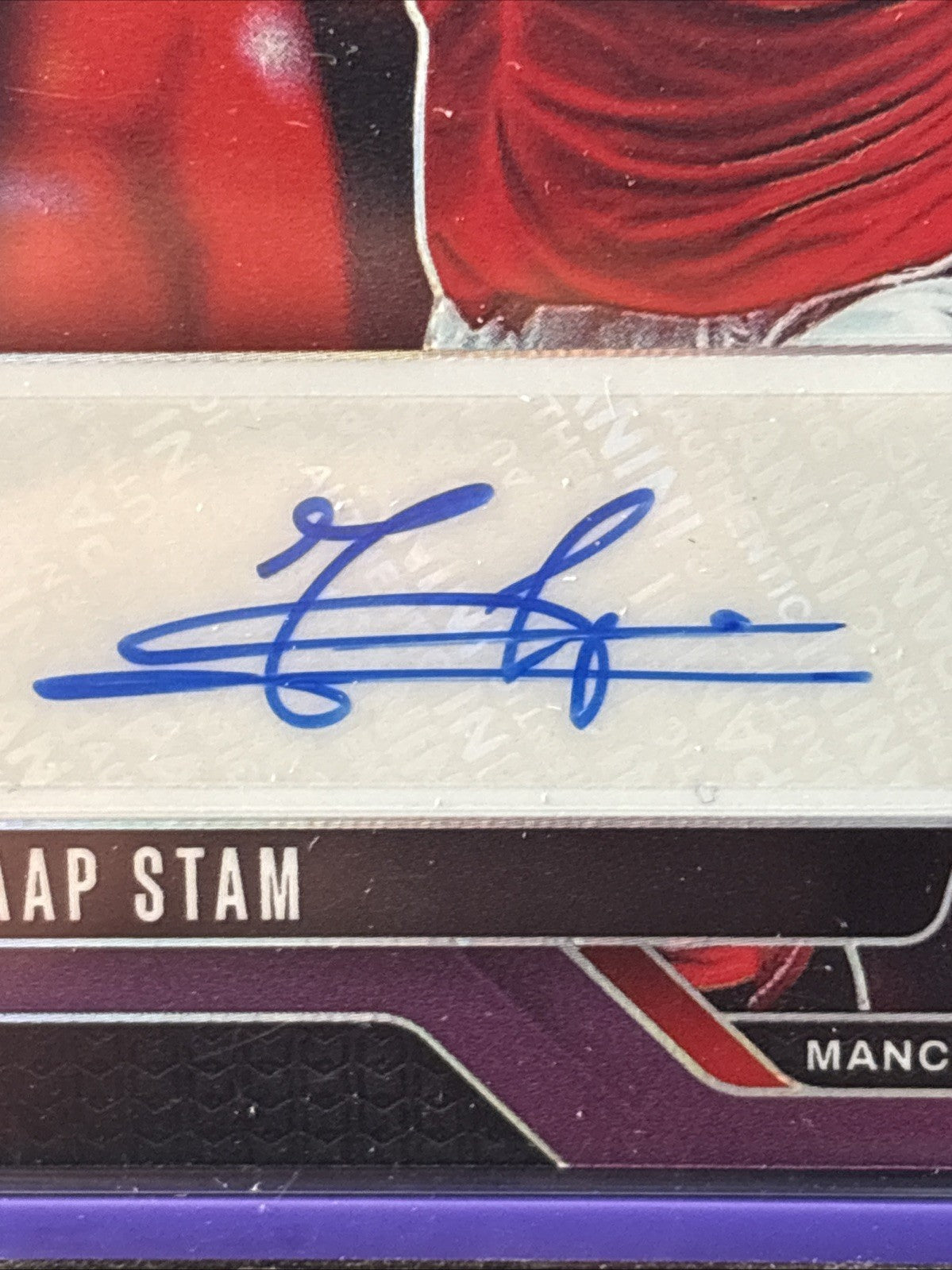 2024-25 Panini Prizm PL Auto Jaap Stam Manchester United Purple /25
