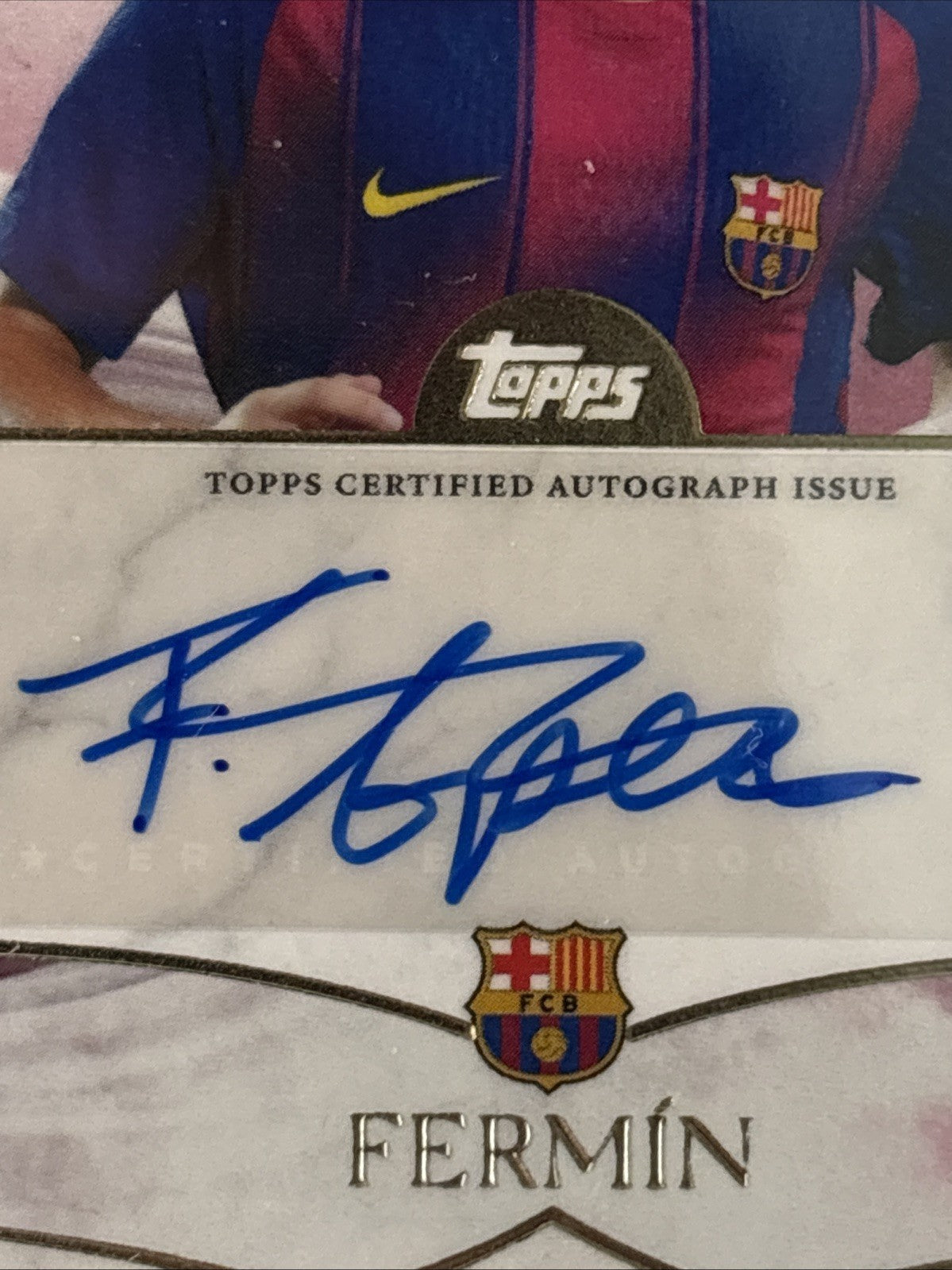 Topps Barcelona Forever Fermin Lopez Auto /125