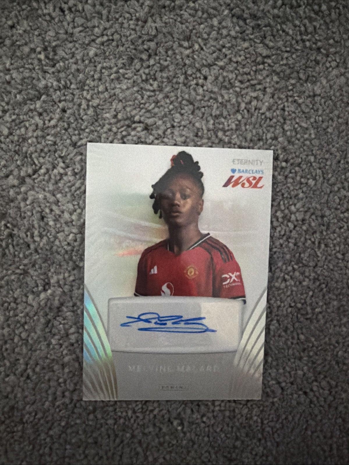 Melvine Malard Auto Manchester United Panini WSL Eternity