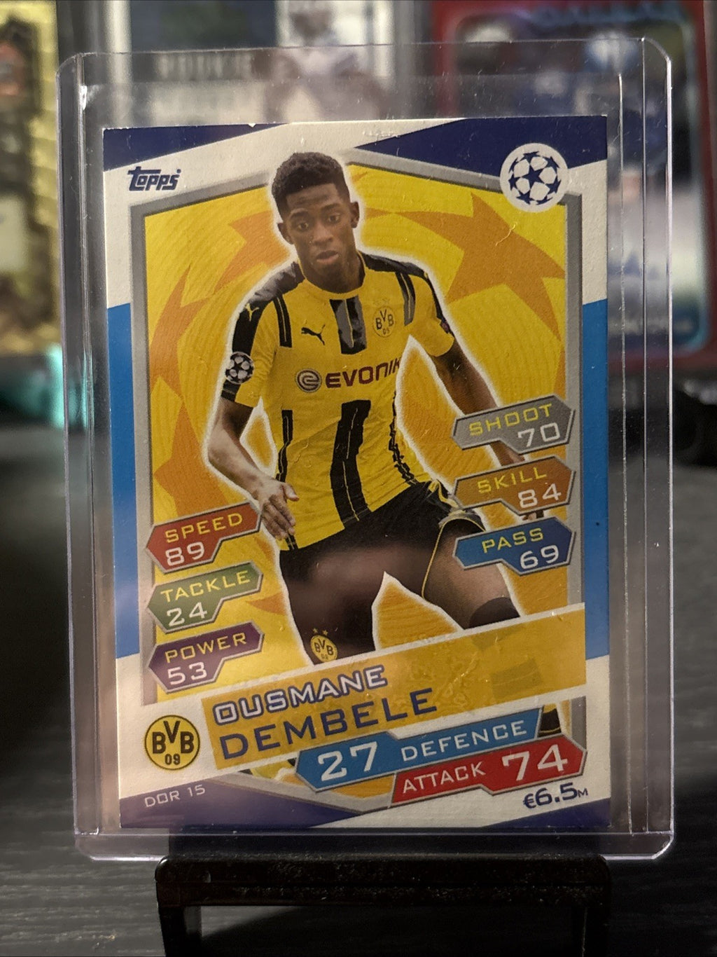 Topps Match Attax 2015/16 - Borussia Dortmund - Ousmane Dembele Rookie