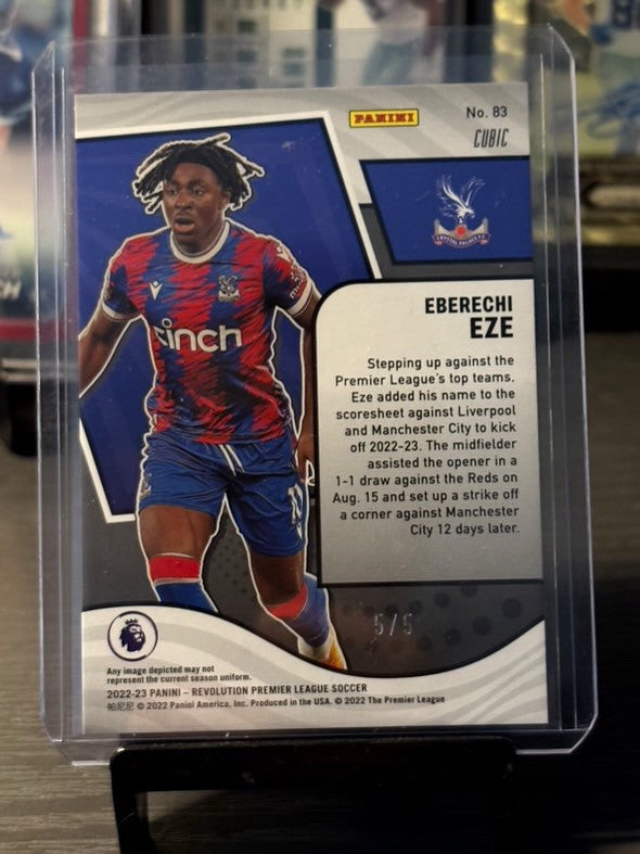 Eberechi Eze 2022-23 Panini Revolution Premier League EPL Cubic 5/5 #83