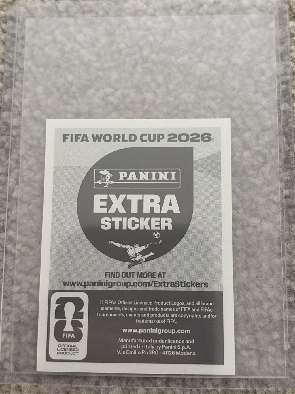 PANINI WORLD CUP 2026 STICKER COLLECTION - CODY GAKPO BRONZE EXTRA STICKER