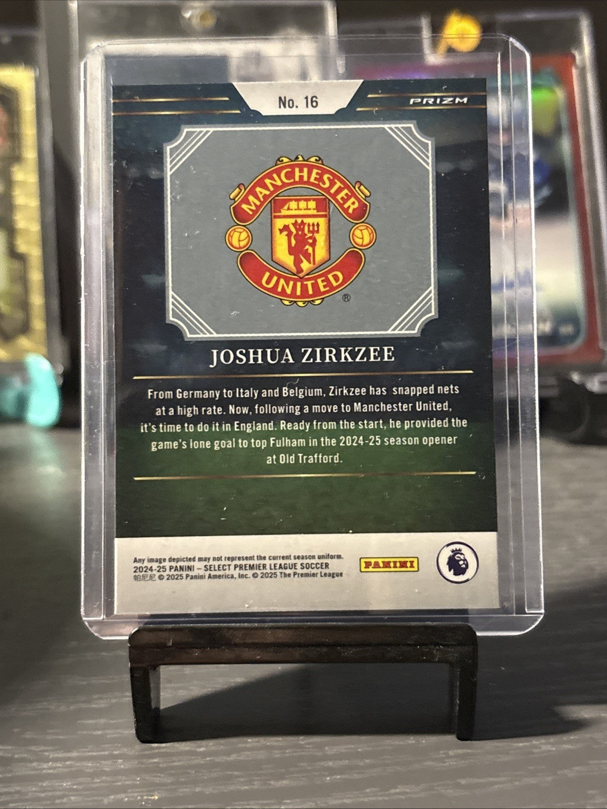2024-25 Panini Select Premier League - Artistic Impressions Joshua Zirkzee #16
