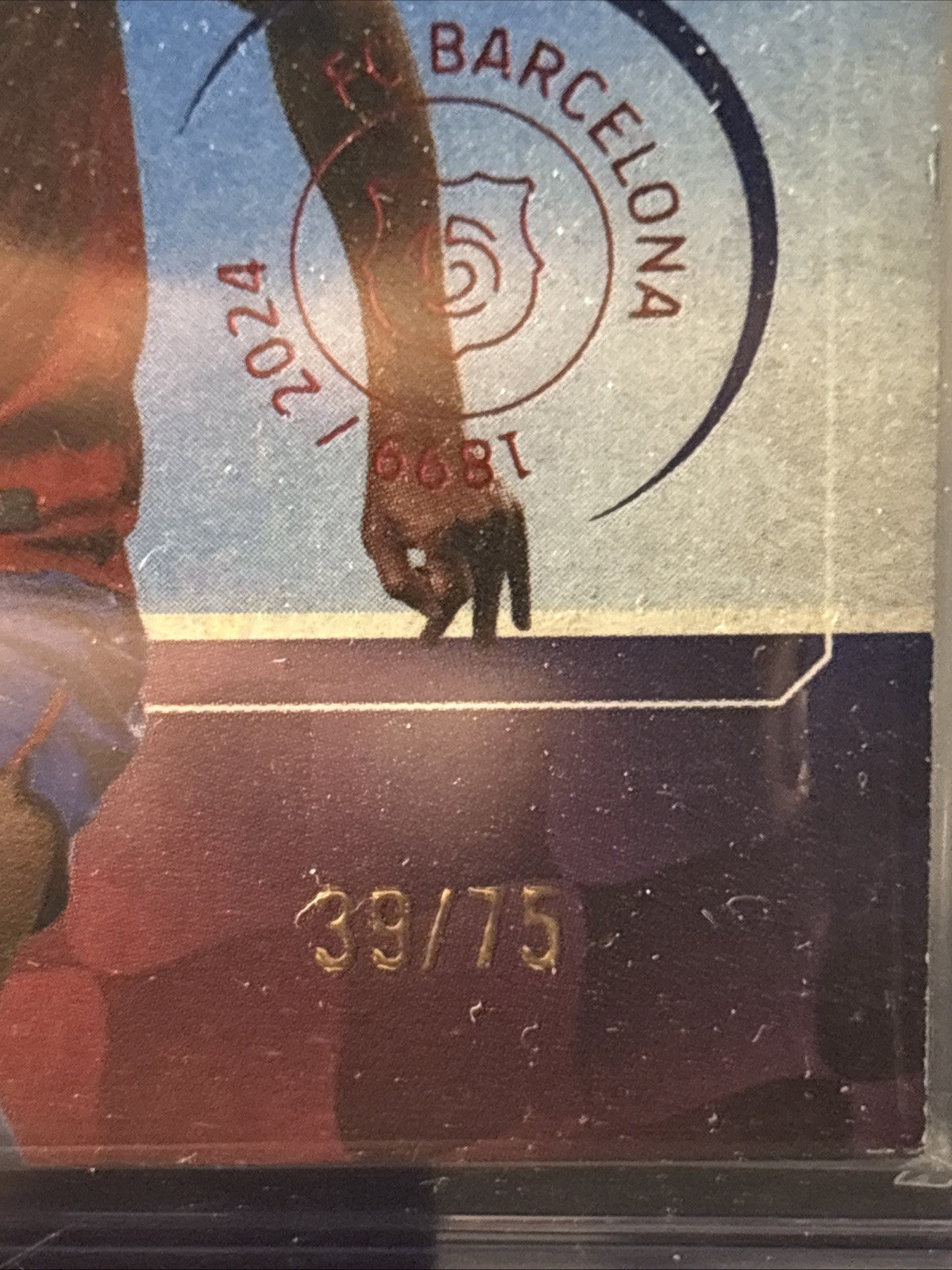 Topps Barcelona 125th Anniversary Thierry Henry Camp Nou Goal Net Patch /75