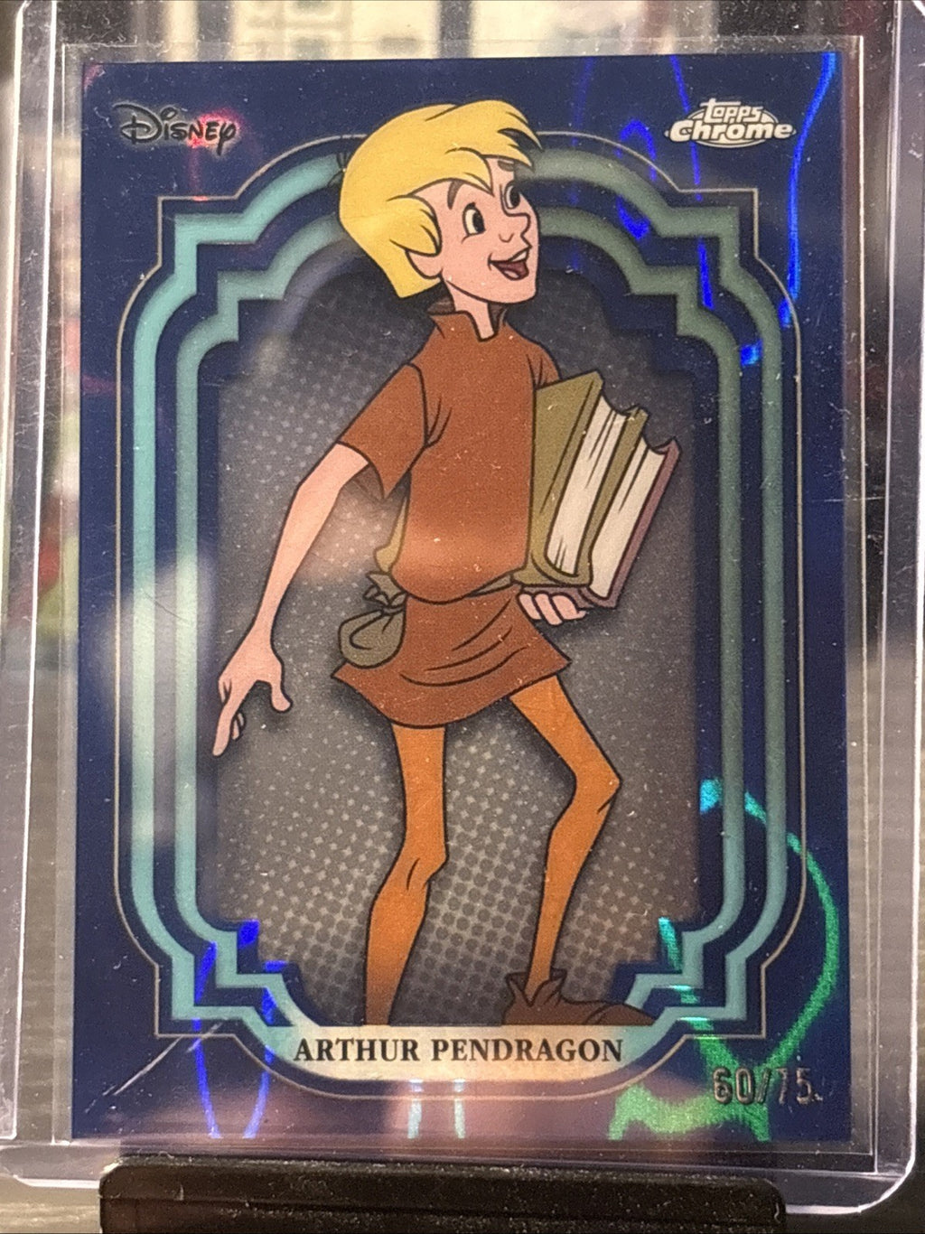 Arthur Pendragon #28 Blue /75 2024 Topps Disney Chrome