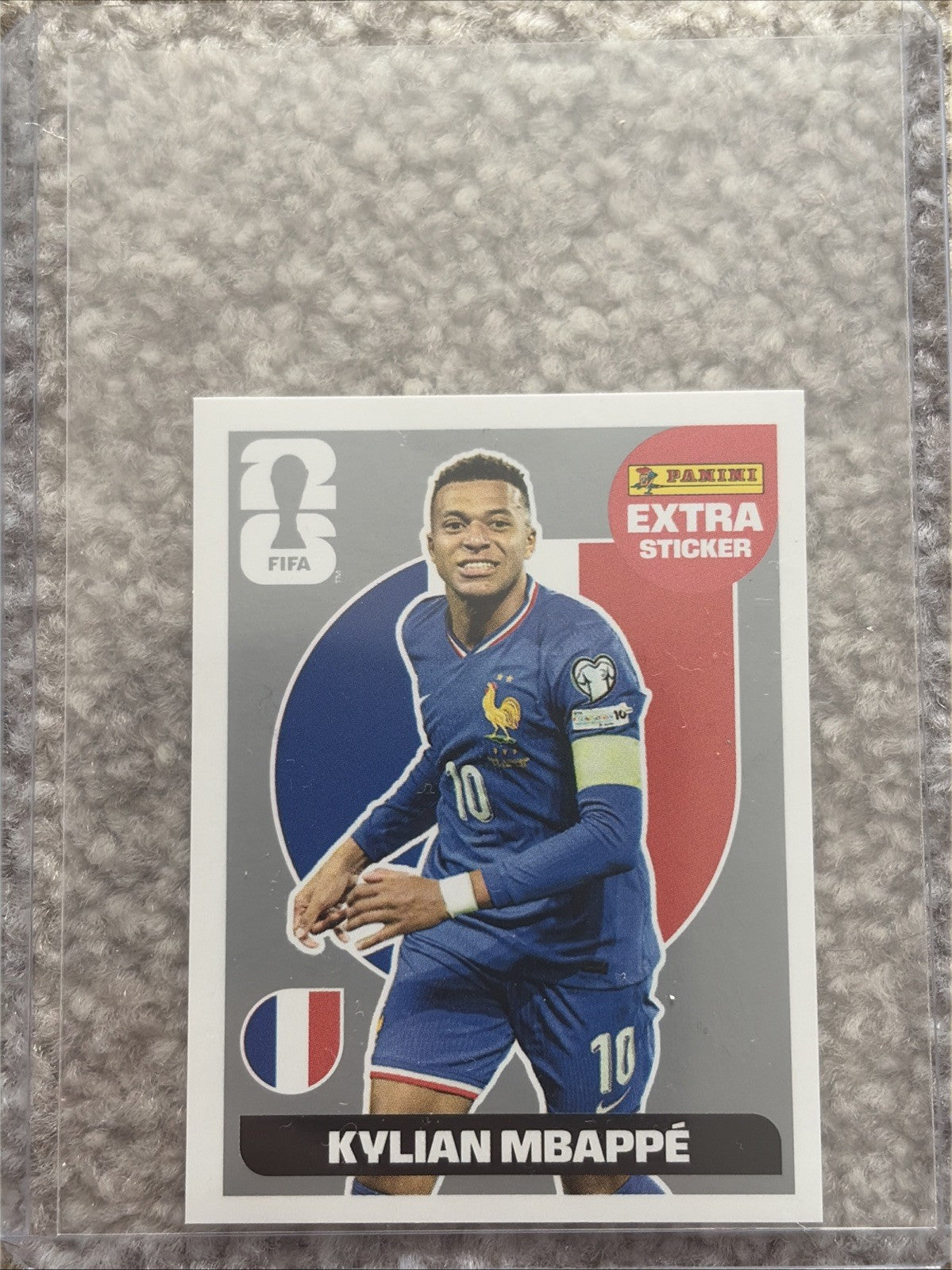 Panini World Cup 2026 Collection - Kylian Mbappe Silver Extra Sticker