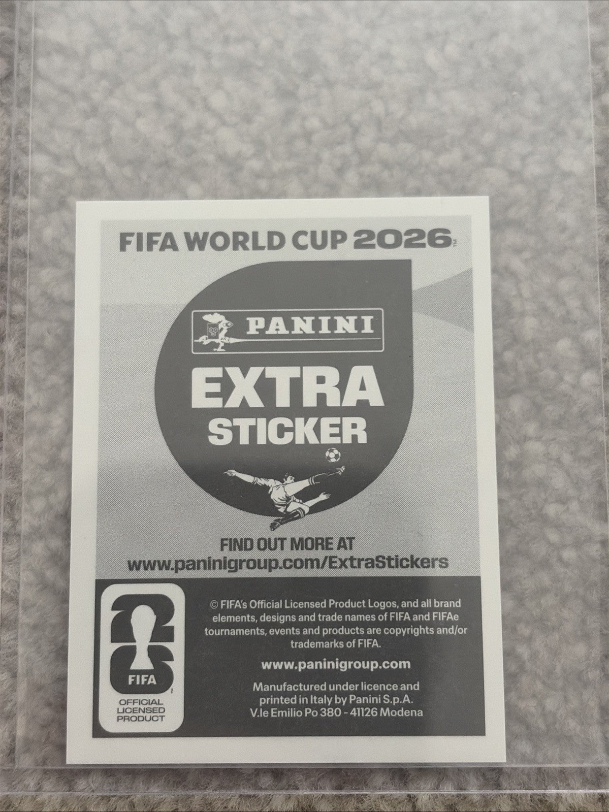 Panini World Cup Sticker 2026 jeremy doku extra sticker bronze