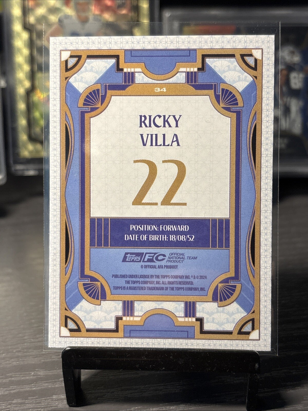 Ricky Villa Argentina Argentine Tango 2024-25 Topps Team Set #34