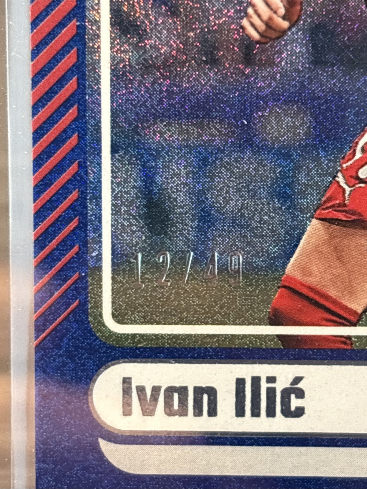 Panini Donruss FIFA 24-25 Ivan Ilic Blue Speckle /49 Serbia