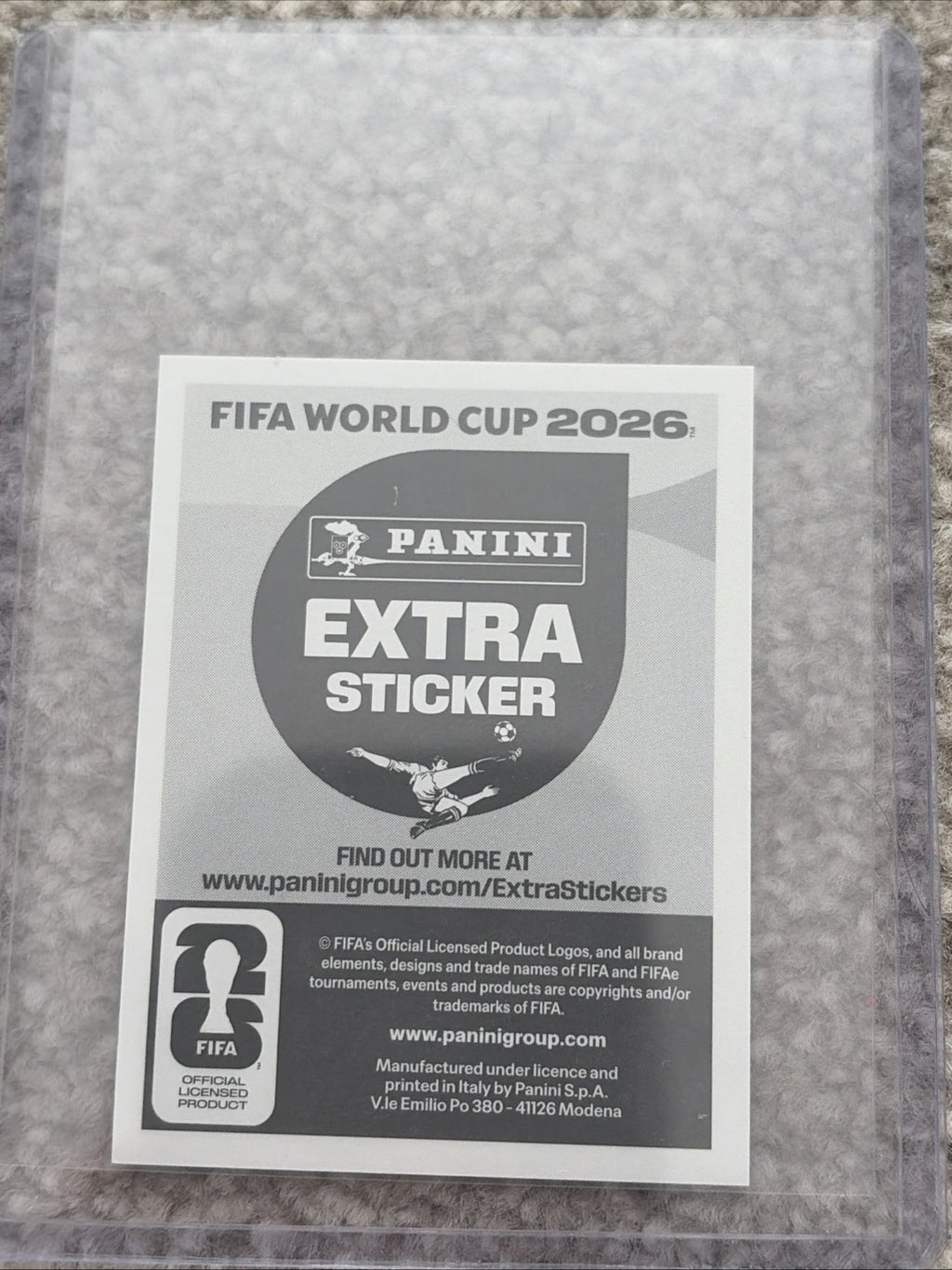 Panini World Cup 2026 Collection- Lionel Messi Bronze Base Extra Sticker