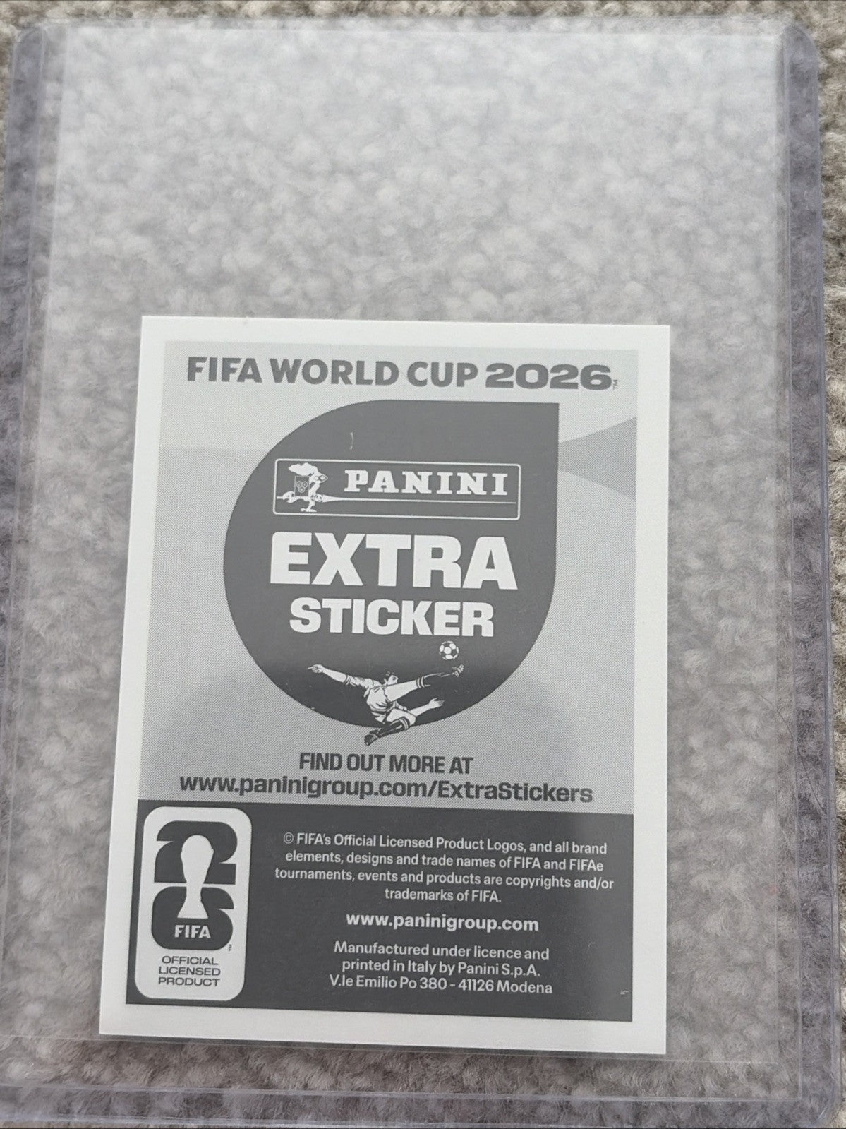 Panini World Cup 2026 Collection- Lionel Messi Bronze Base Extra Sticker