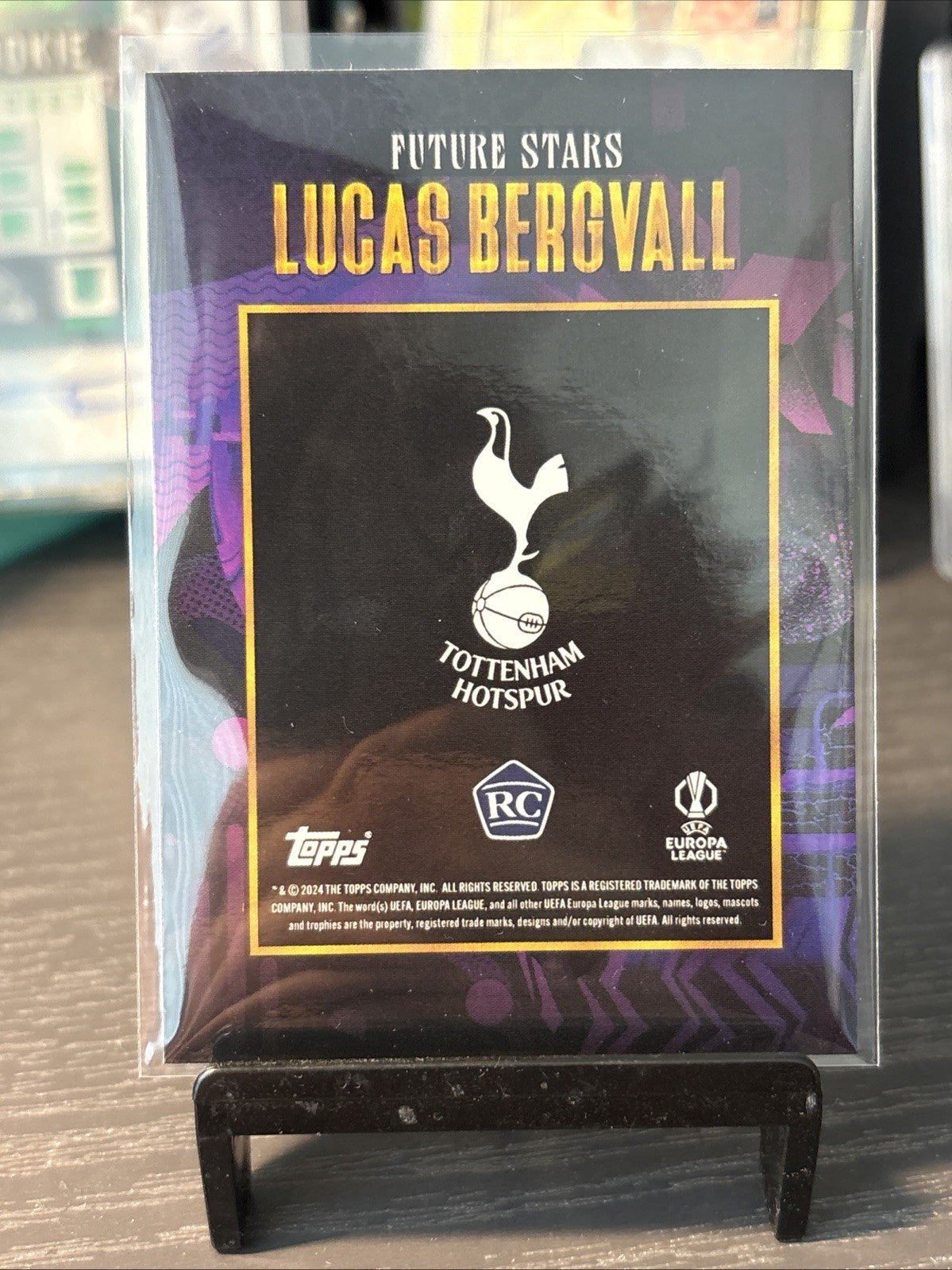 Lucas Bergvall - Rookie - TOPPS UCC Gold 2024/25