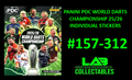 Panini PDC World Darts Championship 25/26 Individual Stickers #157-312