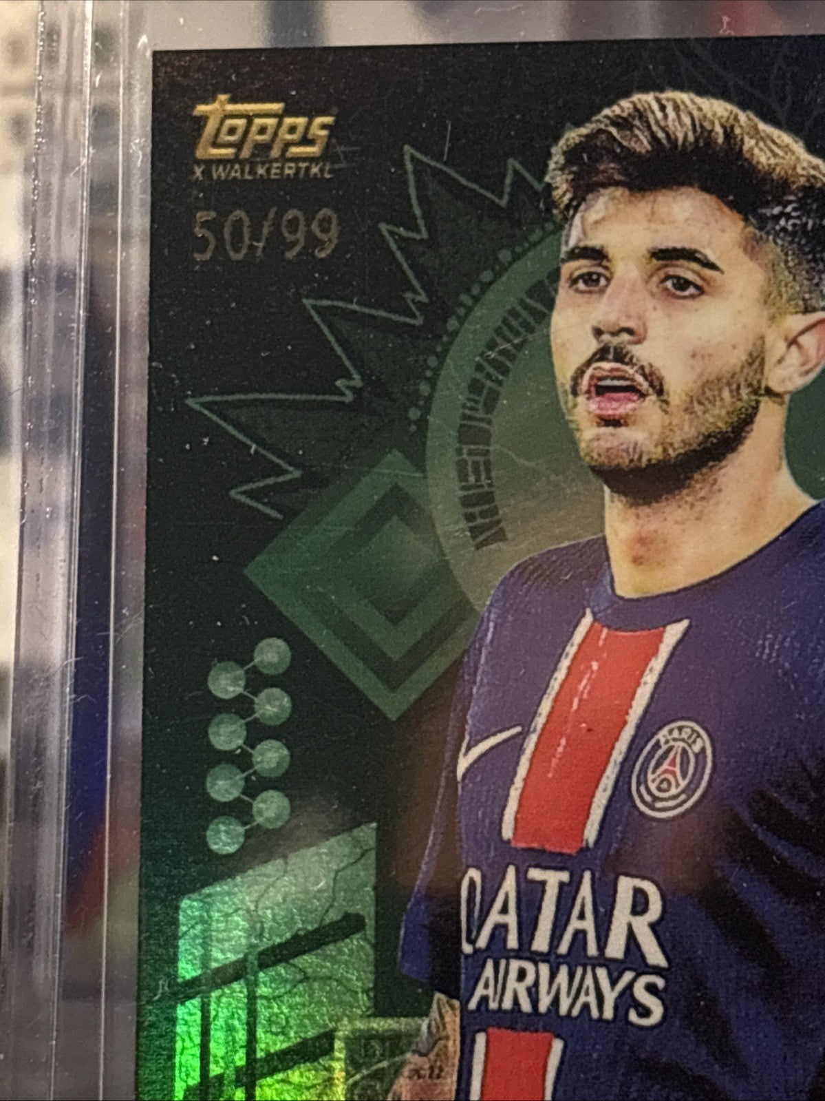 Lucas Beraldo /99 Topps UCC 2024/25 Current Stars PSG