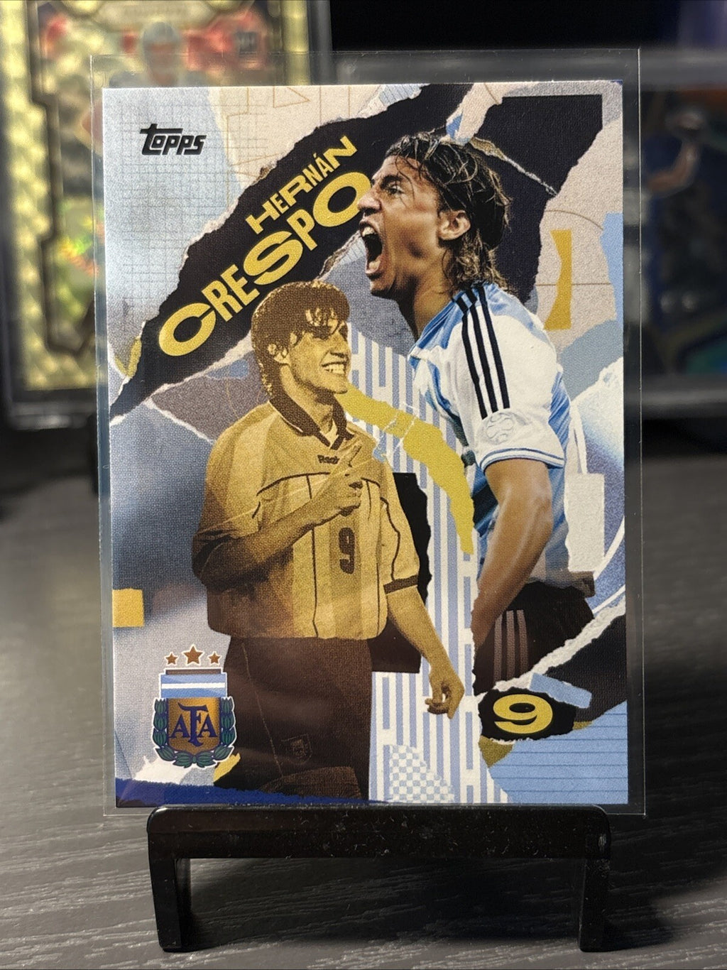 HERNAN CRESPO Topps Argentina Team Set 2024 25 Bookends First Goal