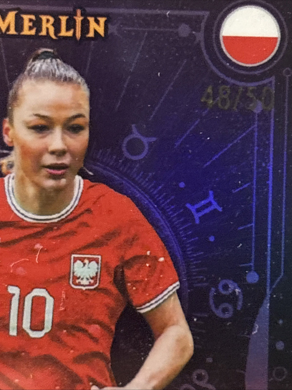 Topps - Merlin UEFA Women’s Euros 2025 | Weronika Zawistowska, Poland 48/50